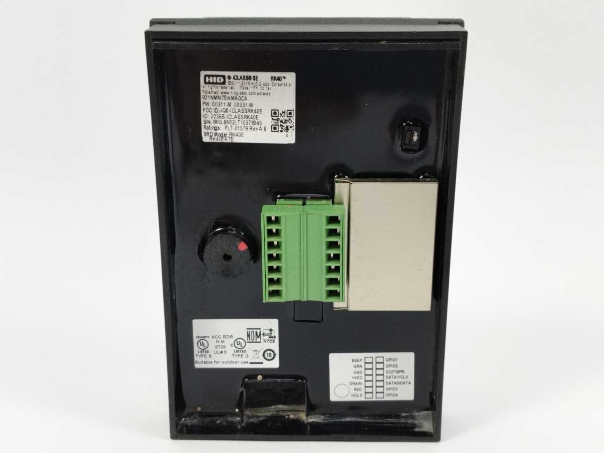 HID 921NTNTEKMA0CA iCLASS SE RK40