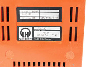 Leybold Heraeus IM 220 Control Unit IONIVAC