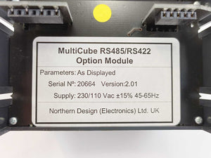 Northern Design MultiCube RS485/RS422 Option Module Communications