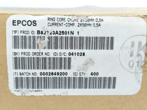 Siemens B82723-A2501-N1 Common Mode Ring Core Choke 309pcs