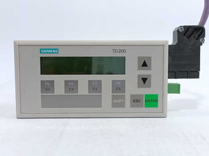 Siemens 6ES72720AA300YA0 LCD Text Display, PLC, TD 200