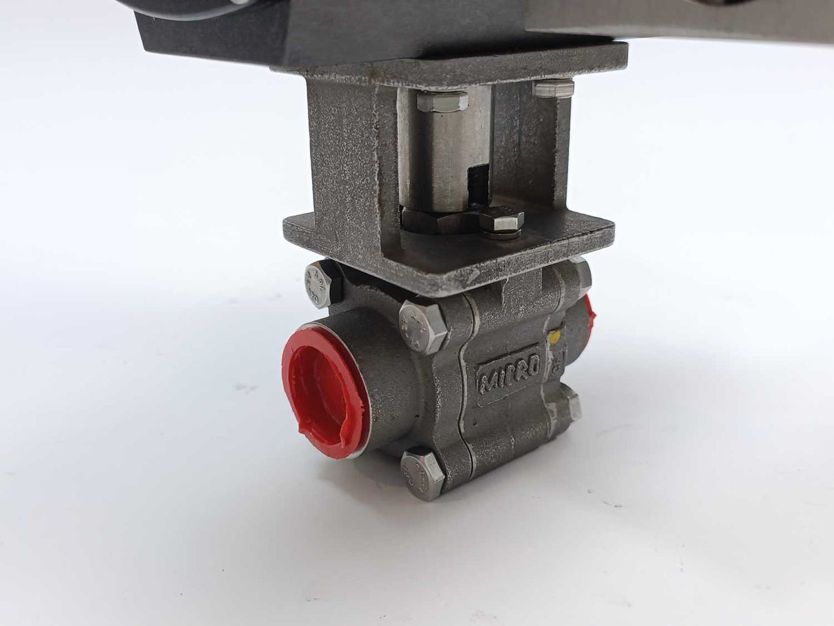 Micro Pneumatics MD-50-F04  Ball Valve 3 Piece BALL-M3SW w. 5 DNH