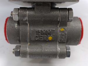 Micro Pneumatics MD-50-F04  Ball Valve 3 Piece BALL-M3SW w. 5 DNH