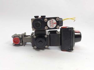 Micro Pneumatics MD-50-F04  Ball Valve 3 Piece BALL-M3SW w. 5 DNH