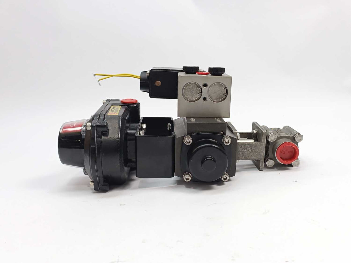 Micro Pneumatics MD-50-F04  Ball Valve 3 Piece BALL-M3SW w. 5 DNH