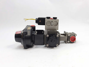 Micro Pneumatics MD-50-F04  Ball Valve 3 Piece BALL-M3SW w. 5 DNH