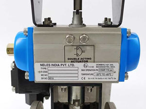 Neles India RNP040 Pneumatic BALL-M3SW, MD-50-F04  Control Valve assembly
