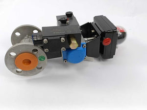 Neles India RNP040 Pneumatic BALL-M3SW, MD-50-F04  Control Valve assembly