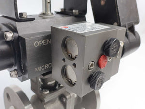 Micro Pneumatics BALL-M2F Ball Valve 3 Piece with Actuator MD-50-F04