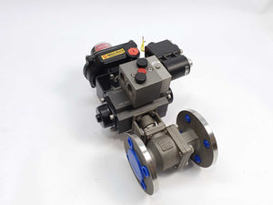 Micro Pneumatics BALL-M2F Ball Valve 3 Piece with Actuator MD-50-F04
