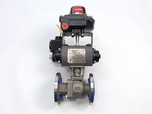 Micro Pneumatics BALL-M2F Ball Valve 3 Piece with Actuator MD-50-F04