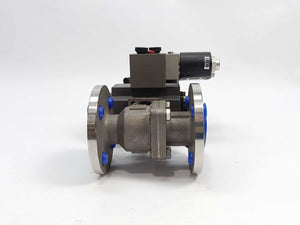 Micro Pneumatics BALL-M2F Ball Valve 3 Piece with Actuator MD-50-F04