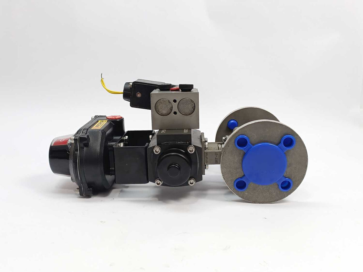 Micro Pneumatics BALL-M2F Ball Valve 3 Piece with Actuator MD-50-F04