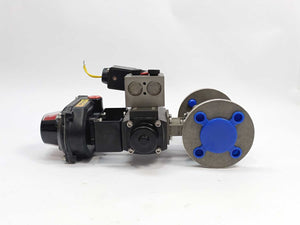 Micro Pneumatics BALL-M2F Ball Valve 3 Piece with Actuator MD-50-F04