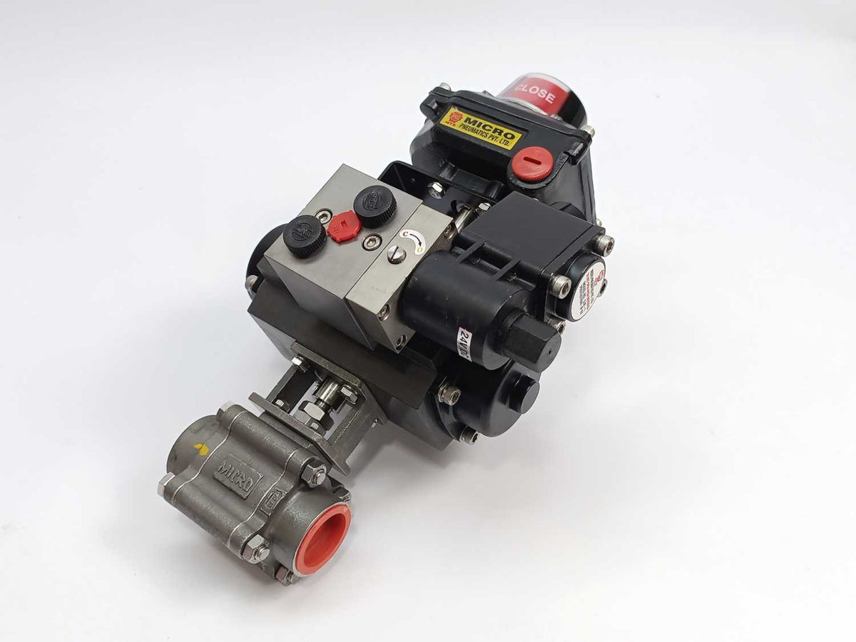 Micro Pneumatics BALL-M3SW-25NB, BALL-M3SW, MD-63-F05 Control Valve assembly
