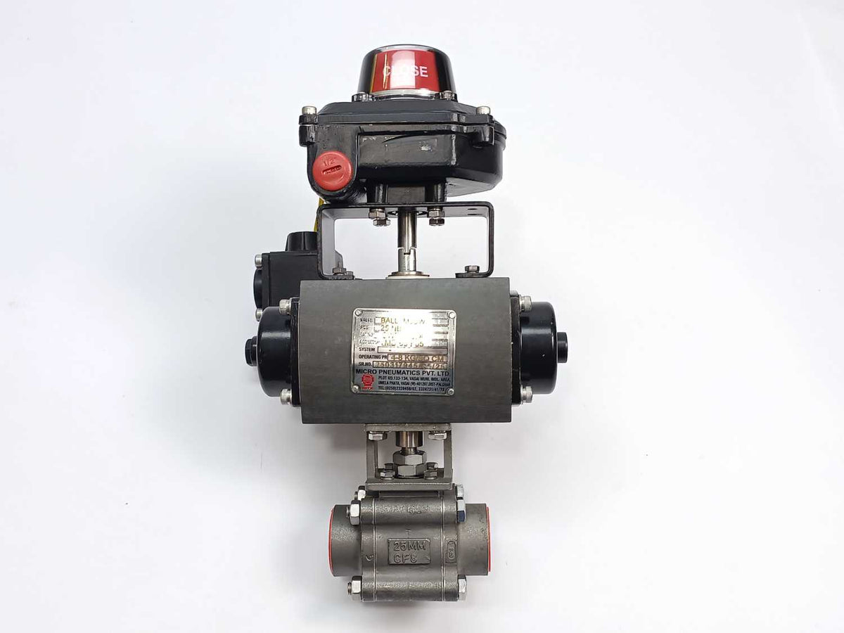 Micro Pneumatics BALL-M3SW-25NB, BALL-M3SW, MD-63-F05 Control Valve assembly