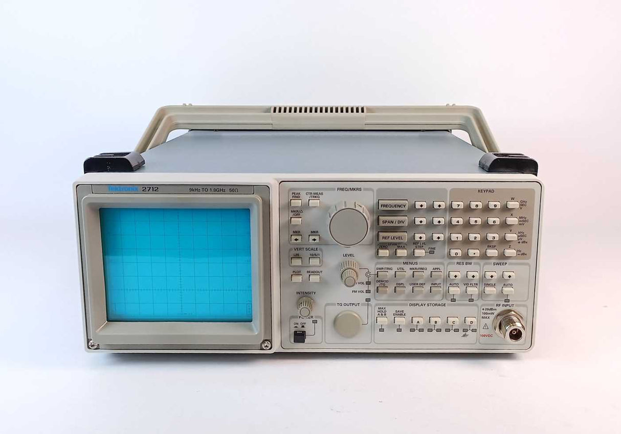 Tektronix 2712 Spectrum analyser 9kHz to 1.8GHz 50ohm