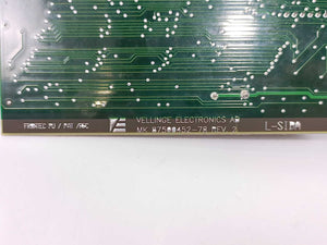 Vellinge Electronics  Getinge 560 60 01-02 Revision: D / -