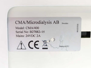 CMA Microdialysis CMA/400 Microdialysis Syringe Pump 8002036B, Do not power up