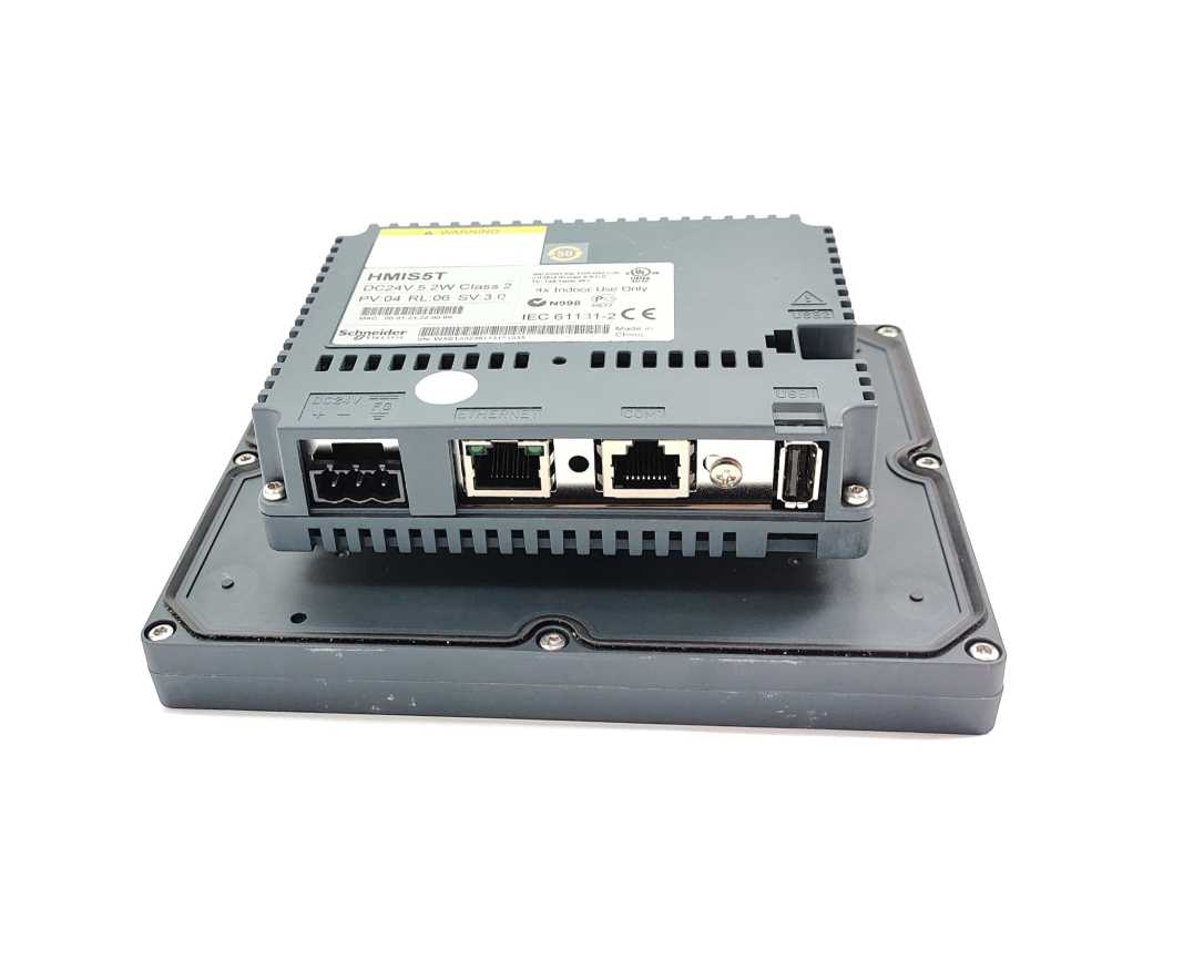 Schneider Electric HMIS5T Magelis Rear panel with HMIS85 touchscreen display