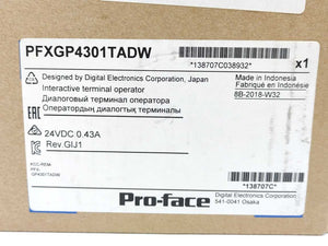 Pro-Face PFXGP4301TADW GP-4301TW TFT Color LCD rev:D