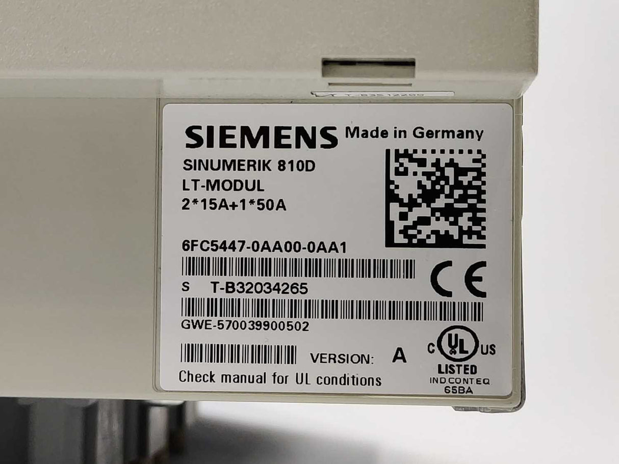 Siemens 6FC5447-0AA00-0AA1 New, open box