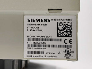 Siemens 6FC5447-0AA00-0AA1 New, open box