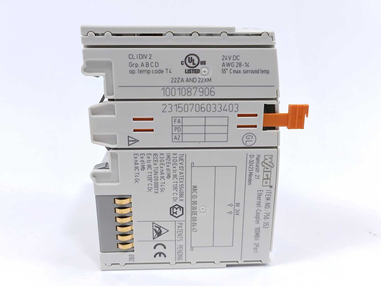 Wago 750-352 Ethernet-Coupler 100MBit 2Port
