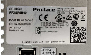 Pro-Face PFXSP5B40 SP-5B40 Processor Module
