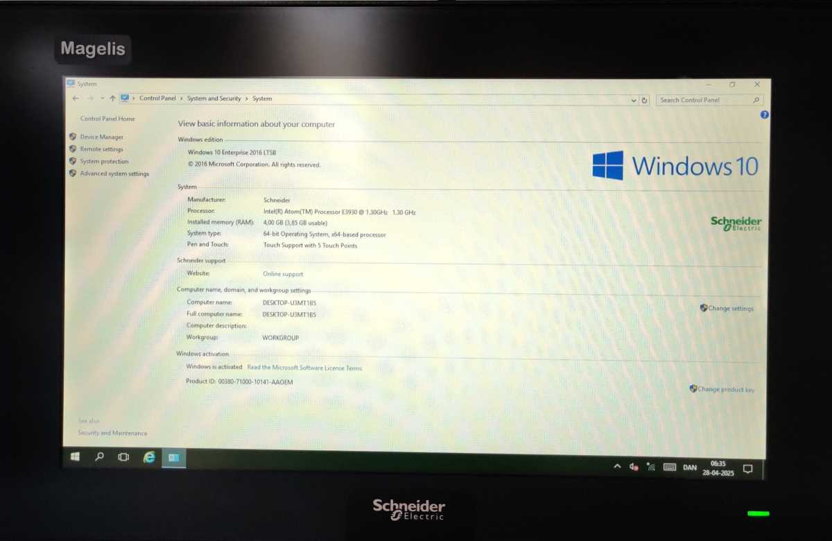 Schneider Electric HMIDM7521 Touch Screen,  P/N: HMIBMIEA5DD1101