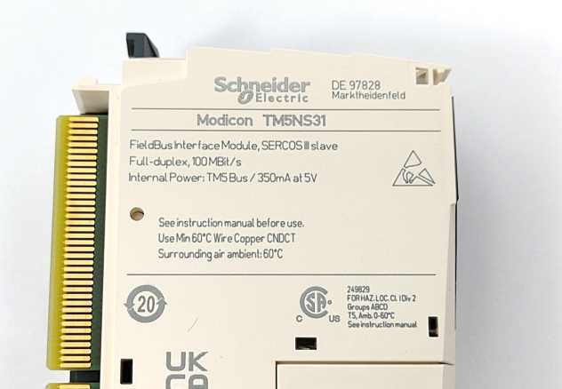 Schneider Electric TM5NS31 SERCOS III Fieldbus Interface Module