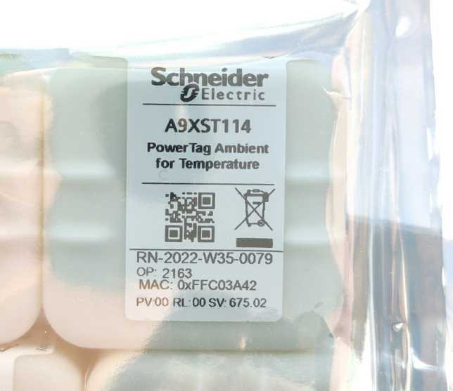 Schneider Electric A9XST114 Power Tag Ambient for Temperature 4 Pcs.