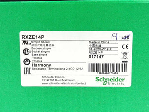 Schneider Electric RXZE14P HARMONY Socket 9pcs
