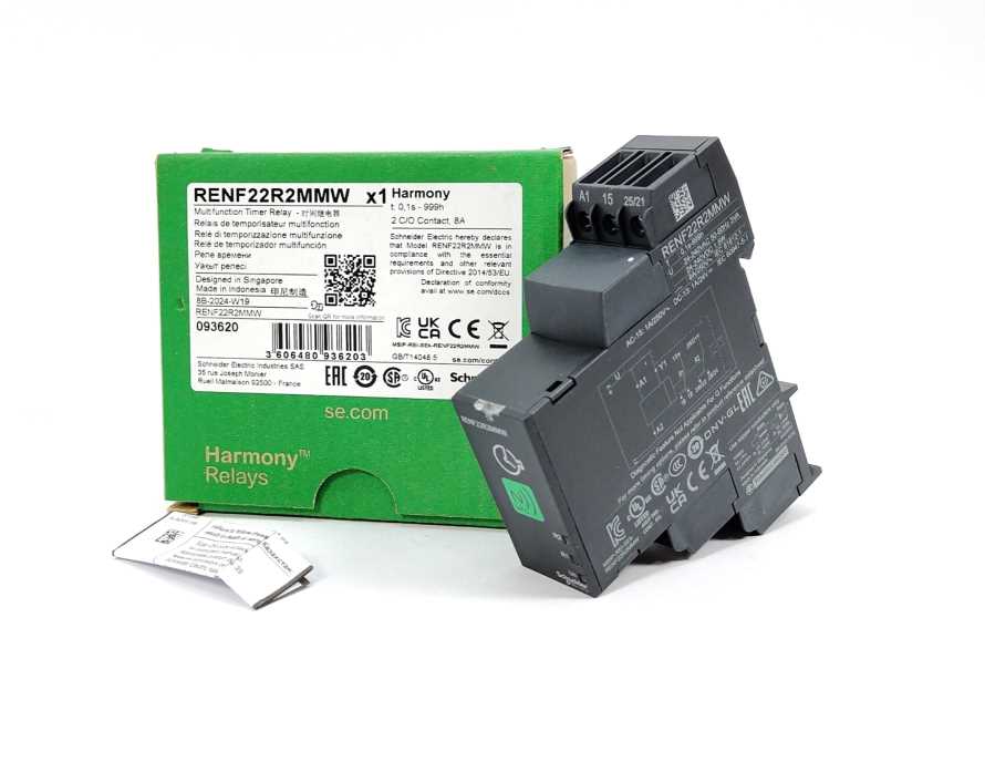 Schneider Electric RENF22R2MMW Multifunction Timer Relay, NFC