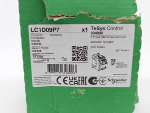 Schneider Electric LC1D09P7 034890 TeSys Contactor