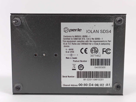 Perle 04030300 IOLAN SDS4 Ethernet Server