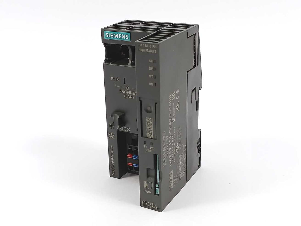 Siemens 6ES7151-3BA23-0AB0 Interface Module w/ Memory Card