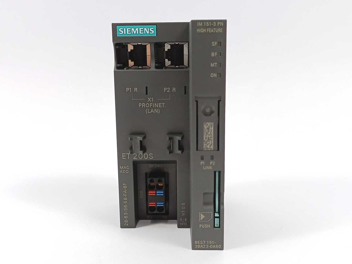 Siemens 6ES7151-3BA23-0AB0 Interface Module w/ Memory Card