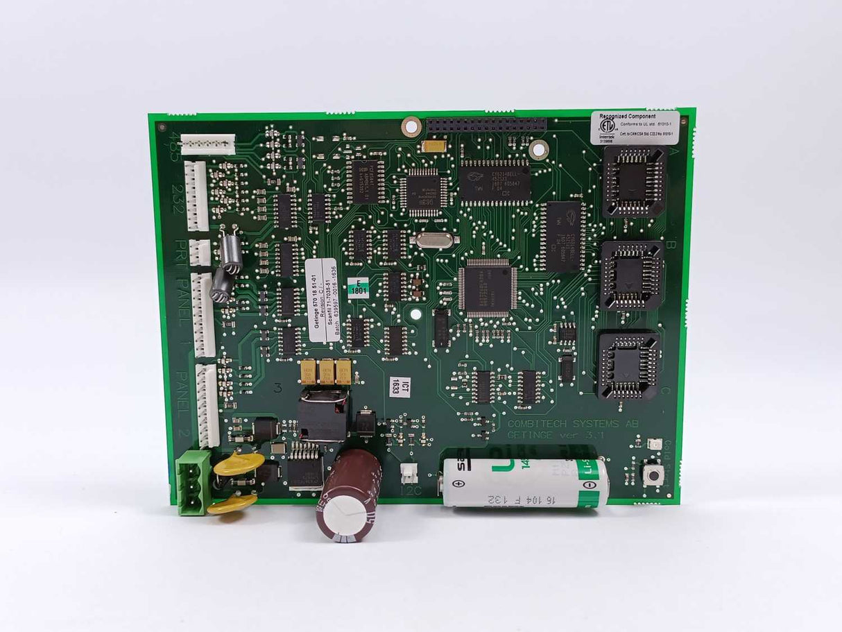 GETINGE 570 18 51-01 Rev.: C CPU Card w/ 3x Chips GETINGE Autoclave Spareparts