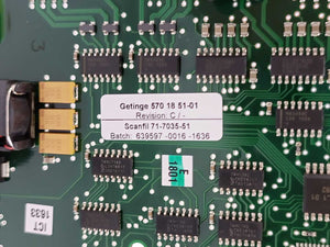 GETINGE 570 18 51-01 Rev.: C CPU Card w/ 3x Chips GETINGE Autoclave Spareparts