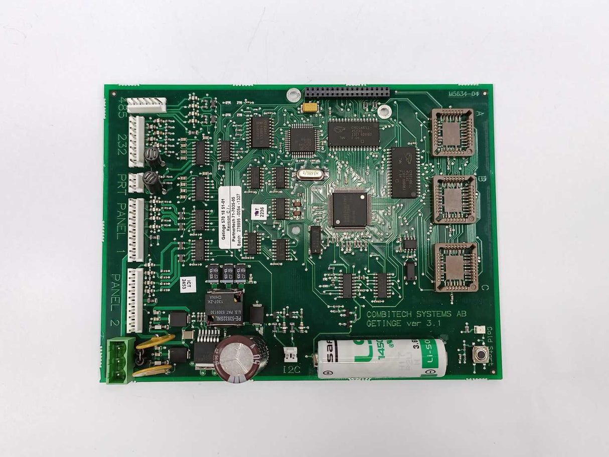GETINGE 570 18 51-01 Rev.: C CPU Card w/ 3x Chips