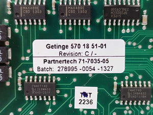 GETINGE 570 18 51-01 Rev.: C CPU Card w/ 3x Chips