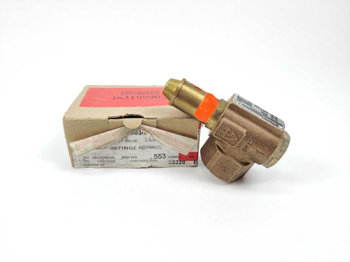 Goetze Armaturen 851T.PTFE Series 851 Safety Valve GETINGE Autoclave Spareparts