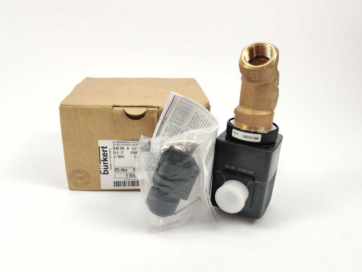 Burkert 00140432 2/2 Way Solenoid Valve GETINGE Autoclave Spareparts