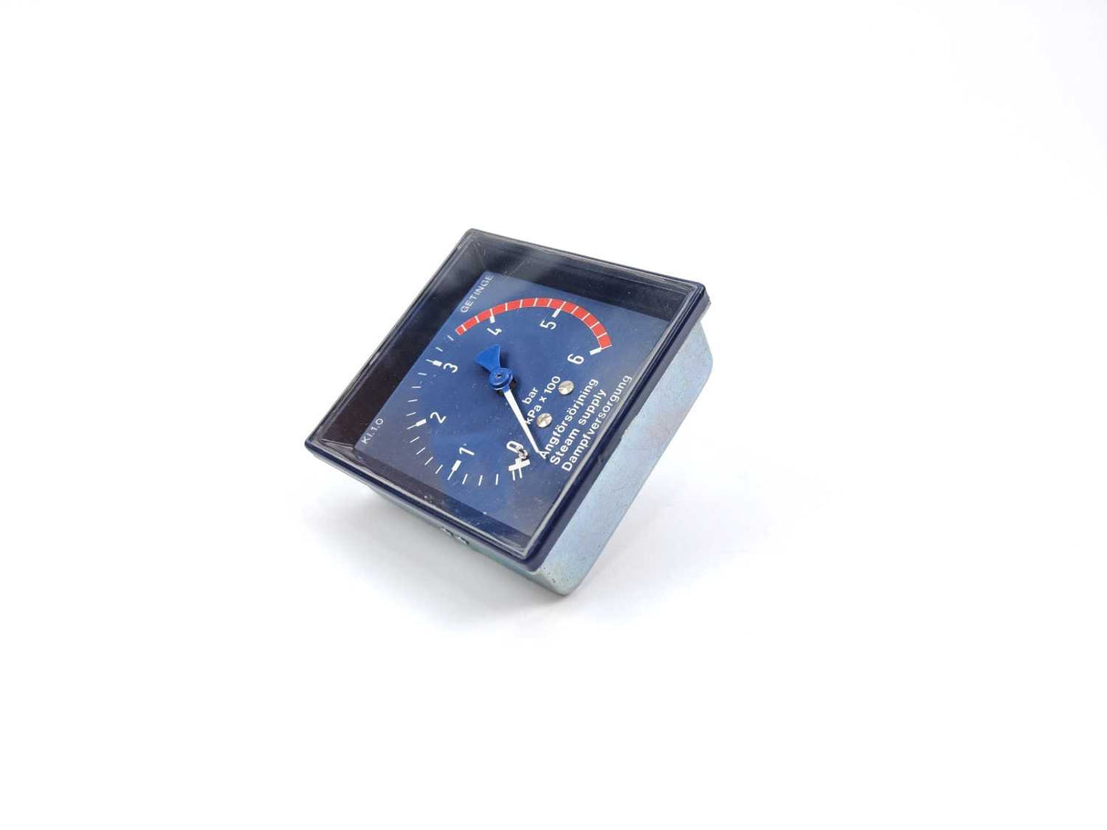 GETINGE 479394303 Pressure Gauge 214, 0-6 bar GETINGE Autoclave Spareparts