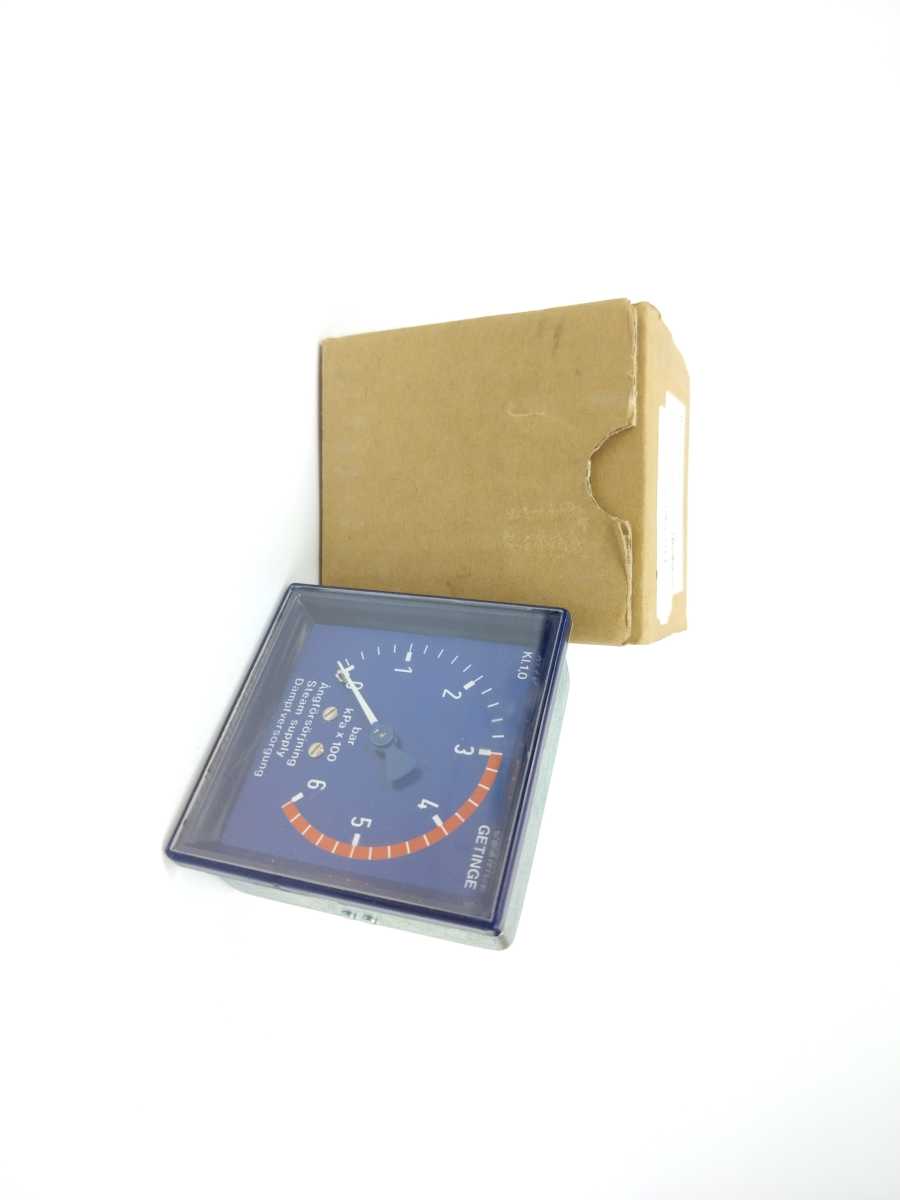 GETINGE 479394301 Pressure Gauge 214, 0 to 6 bar GETINGE Autoclave Spareparts