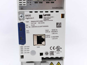 LENZE E84AVHCE3714SB0-ERXXX 8400 HighLine C Inverter Drive