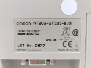 OMRON NT20S-ST121-EV3 Interactive Display