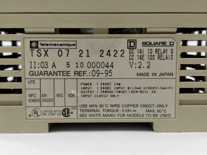TELEMECANIQUE TSX07212422