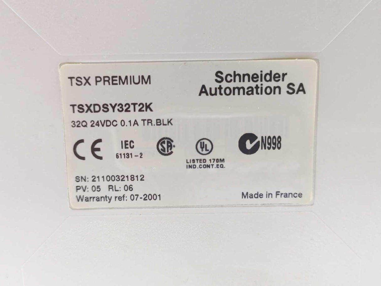 Schneider Automation TSXDSY32T2K TSX Premium